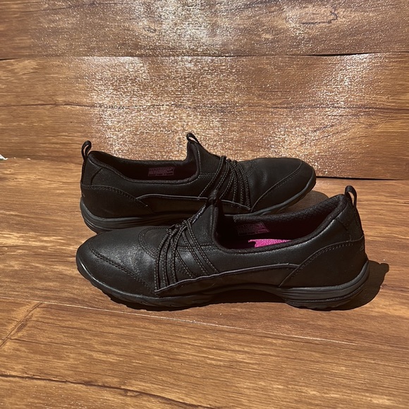 Skechers empress lets be real black slip on shoes sneakers size 6.5 - Picture 6 of 11